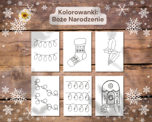 Kolorowanki: Boże Narodzenie