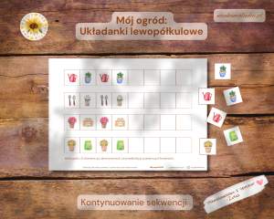 Układanki lewopółkulowe: Mój ogród