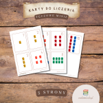 Karty do liczenia: Tęczowe misie