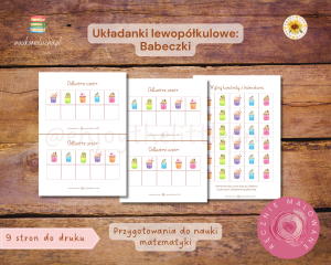 Układanki lewopółkulowe: Babeczki