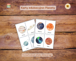 Karty edukacyjne: Planety 