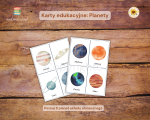 Karty edukacyjne: Planety 